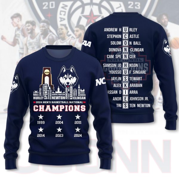 UConn Huskies Men's Basketball 3D Apparel - MAITM 6372