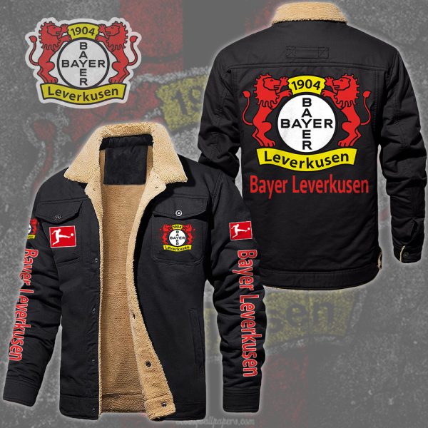 Bayer Leverkusen 2D Winter Fleece Jacket - ANHNV 4251