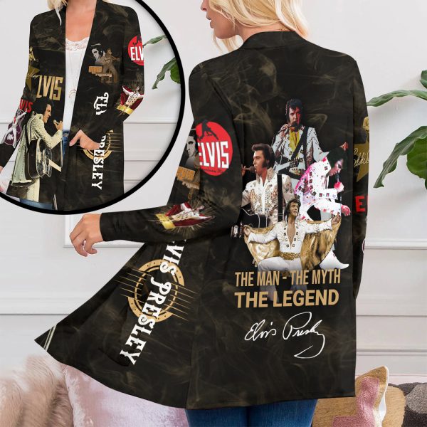 Elvis Presley Women's Patch Pocket Cardigan - HUANNM 4602