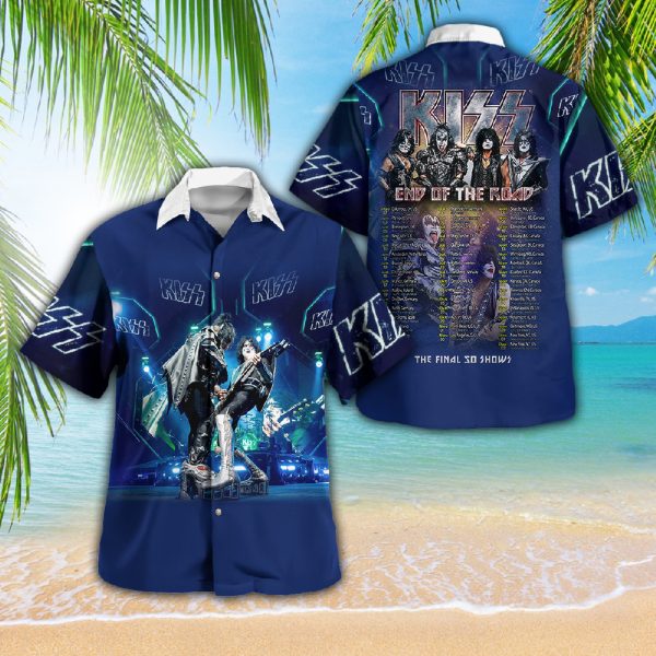 Kiss Band 3D Hawaii Shirt - HUANNM 143