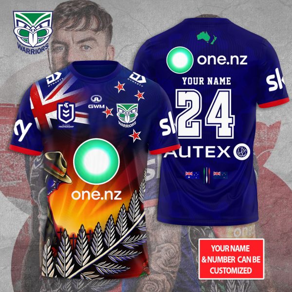 Personalized New Zealand Warriors 3D Apparel – TANTN 6135