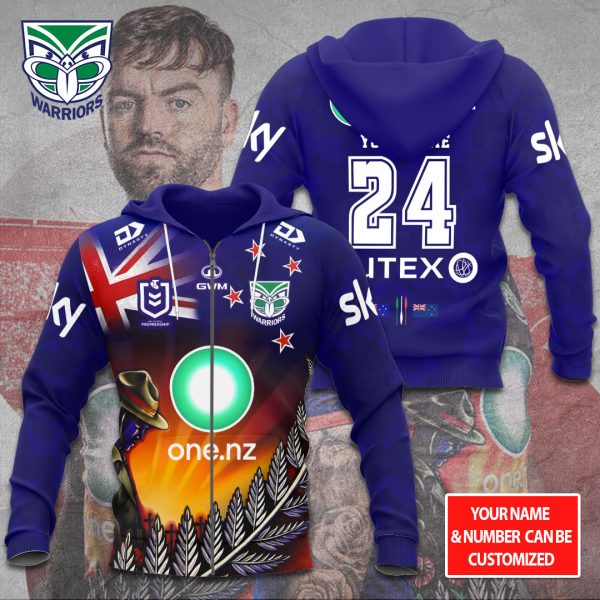 Personalized New Zealand Warriors 3D Apparel – TANTN 6135