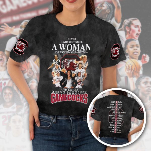 South Carolina Gamecocks Women's Basketball 3D Apparel - ANHNV 4229