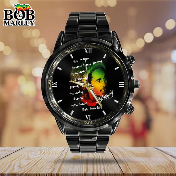 Bob Marley Black Stainless Steel Watch - HOATT 5003