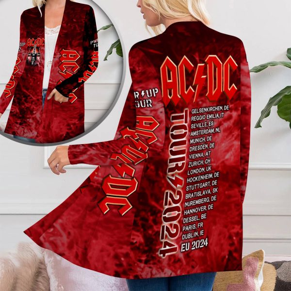 AC/DC Women's Patch Pocket Cardigan - HUANNM 5015