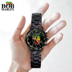 Bob Marley Black Stainless Steel Watch - HOATT 5003