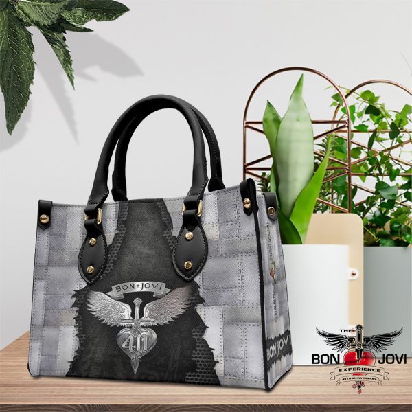 Bon Jovi Leather HandBag - HUANNM 4985.1