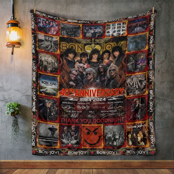 Bon Jovi Quilt Blanket - MAITM 6845