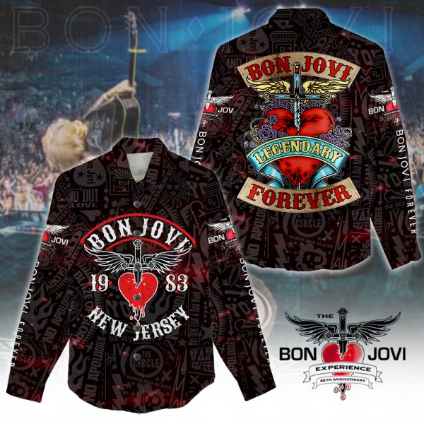 Bon Jovi 3D Linen Shirt - HUANNM 4995.1