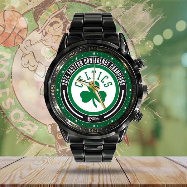 Boston Celtics Black Stainless Steel Watch - MAITM 6868