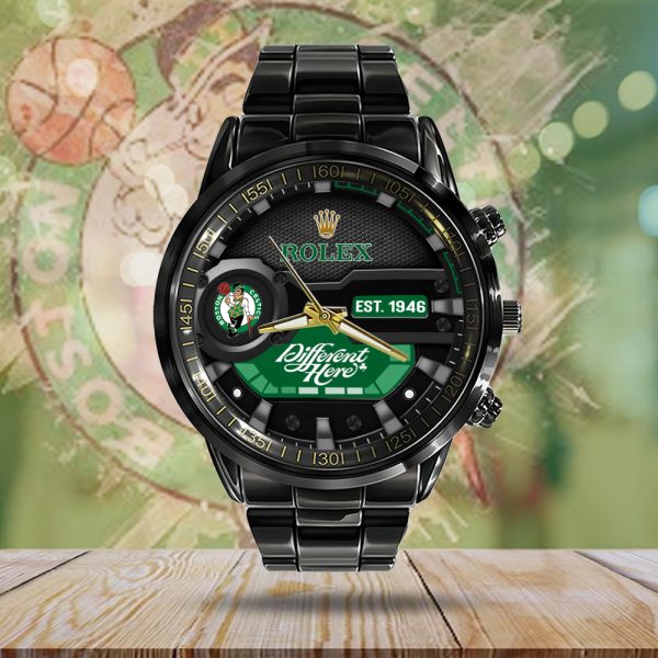 Boston Celtics x Rolex Black Stainless Steel Watch - MAITM 6879