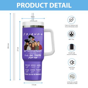 Personalized Friends 40oz Stanley Tumbler - MAITM 6756