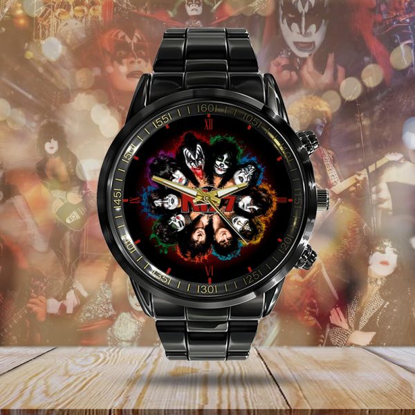 Kiss Band Black Stainless Steel Watch - MAITM 6764