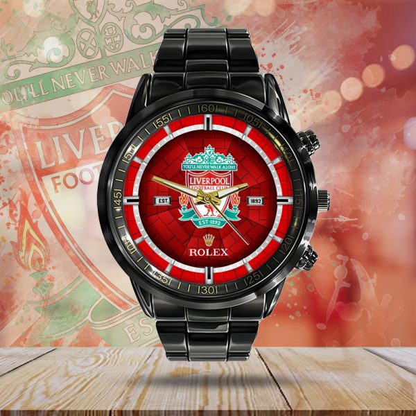 Liverpool x Rolex Black Stainless Steel Watch - MAITM 6796