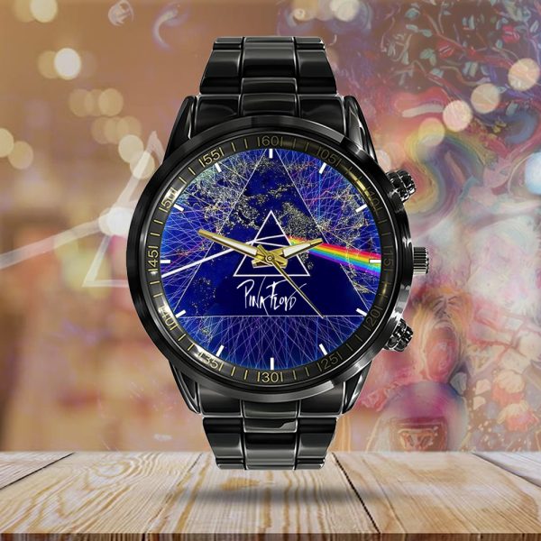 Pink Floyd Black Stainless Steel Watch - MAITM 6773