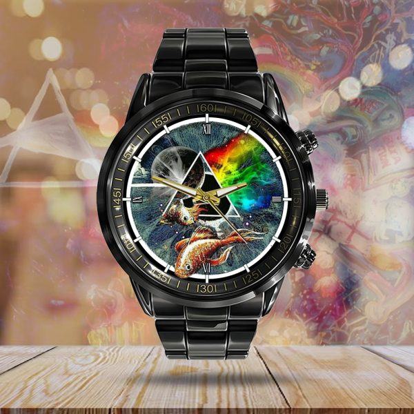 Pink Floyd Black Stainless Steel Watch - MAITM 6782