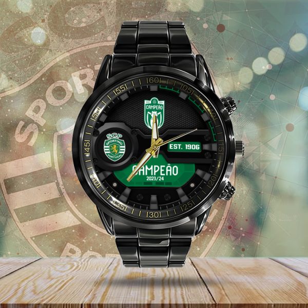 Sporting CP Black Stainless Steel Watch - MAITM 6761