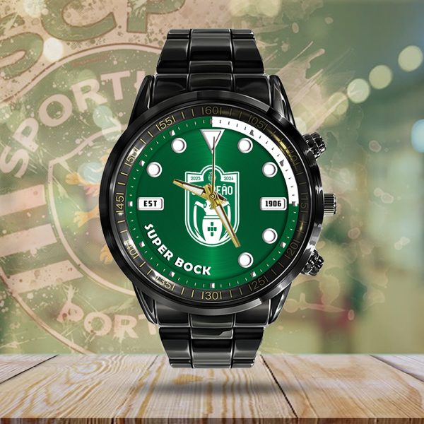 Sporting CP Black Stainless Steel Watch - MAITM 6833