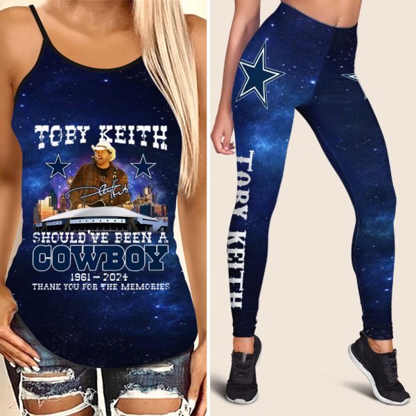 Toby Keith x Dallas Cowboys Criss-Cross Leggings - MAITM 6678