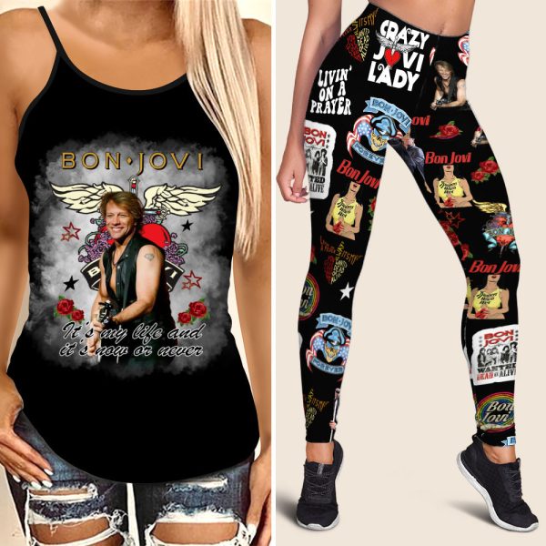 Bon Jovi Criss-Cross Leggings - MAITM 6717