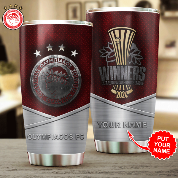 Personalized Olympiakos F.C. Tumbler Cup - HOATT 5028