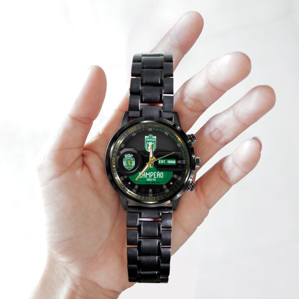 Sporting CP Black Stainless Steel Watch - MAITM 6761