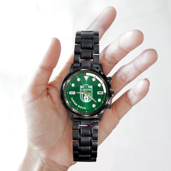 Sporting CP Black Stainless Steel Watch - MAITM 6833