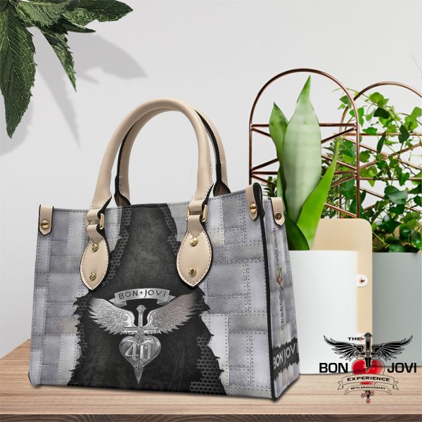 Bon Jovi Leather HandBag - HUANNM 4985.1