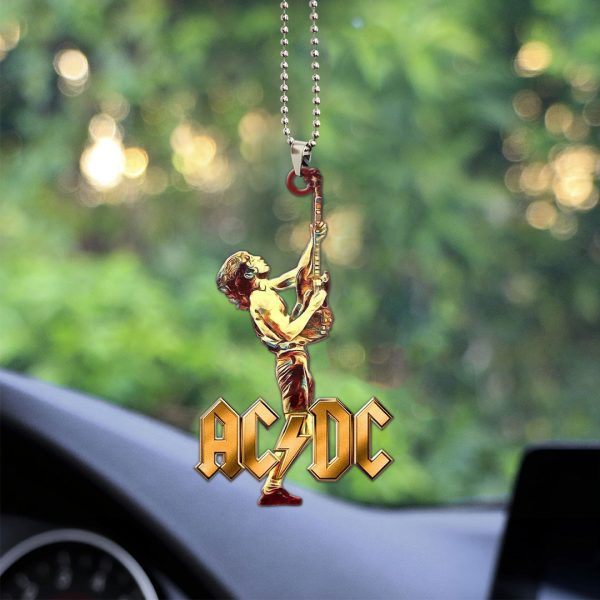 AC/DC x Angus Young Custom Shape 1-sided Acrylic Car Ornament - MAITM 6700