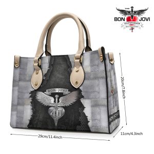 Bon Jovi Leather HandBag - HUANNM 4985.1