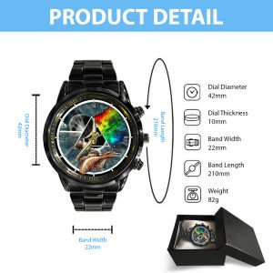 Pink Floyd Black Stainless Steel Watch - MAITM 6782