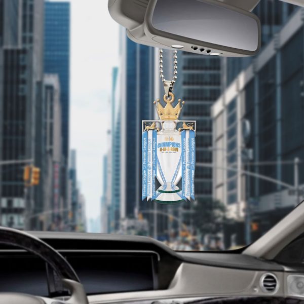 Manchester City Custom Shape 1-sided Acrylic Car Ornament - MAITM 6800