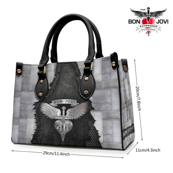 Bon Jovi Leather HandBag - HUANNM 4985.1