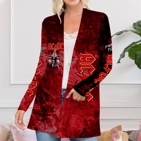 AC/DC Women's Patch Pocket Cardigan - HUANNM 5015