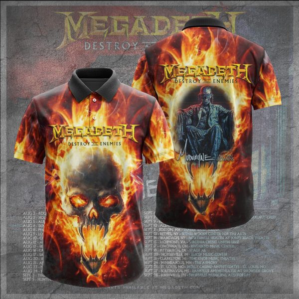 Megadeth Band 3D Apparel - GNE 488