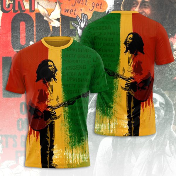 Bob Marley 3D Apparel - ANHNV 4368