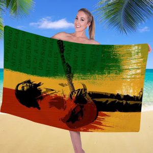 Bob Marley Rectangle Beach Towel - ANHNV 4376