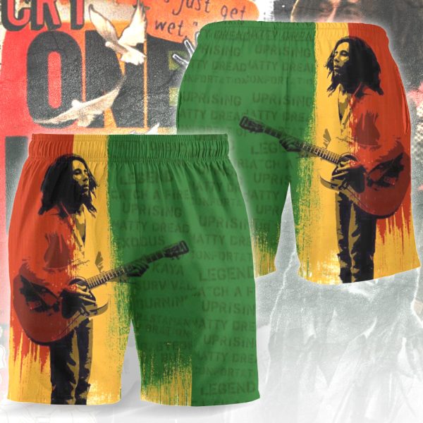 Bob Marley 3D Shorts - ANHNV 4377