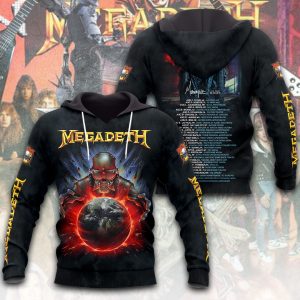 Megadeth Band 3D Apparel - ANHNV 4380