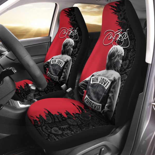 Bon Jovi 2PCS Car Seat Cover - ANHNV 4411