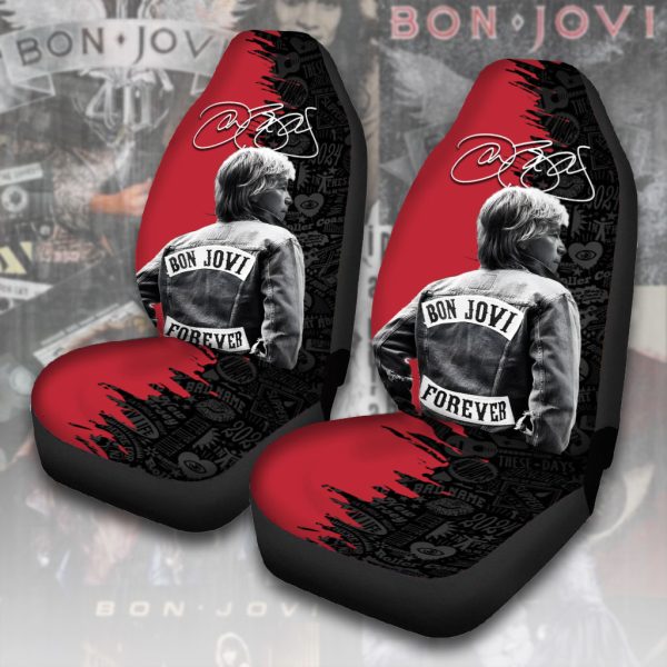 Bon Jovi 2PCS Car Seat Cover - ANHNV 4411