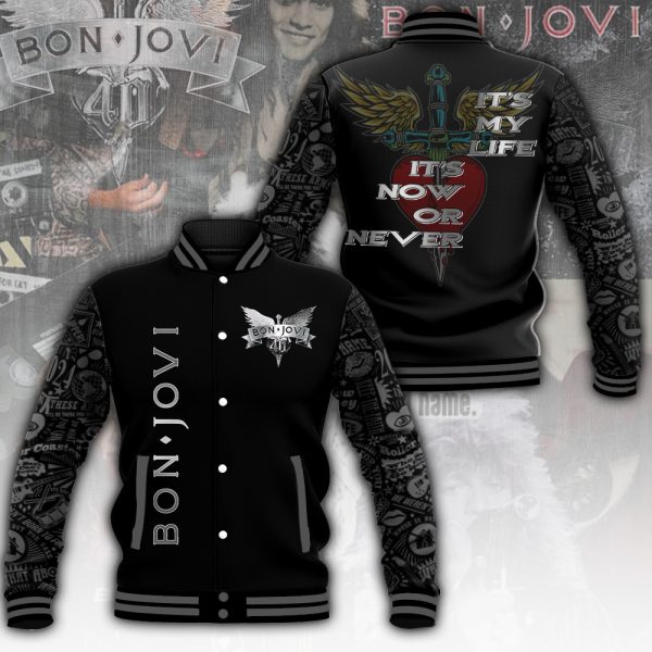 Bon Jovi Varsity Jacket - ANHNV 4416