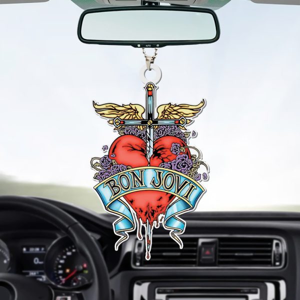 Bon Jovi Custom Shape 1-sided Acrylic Car Ornament - ANHNV 4419