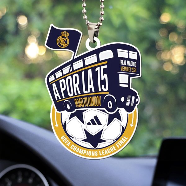 Real Madrid CF Custom Shape 1-sided Acrylic Car Ornament - ANHNV 4437