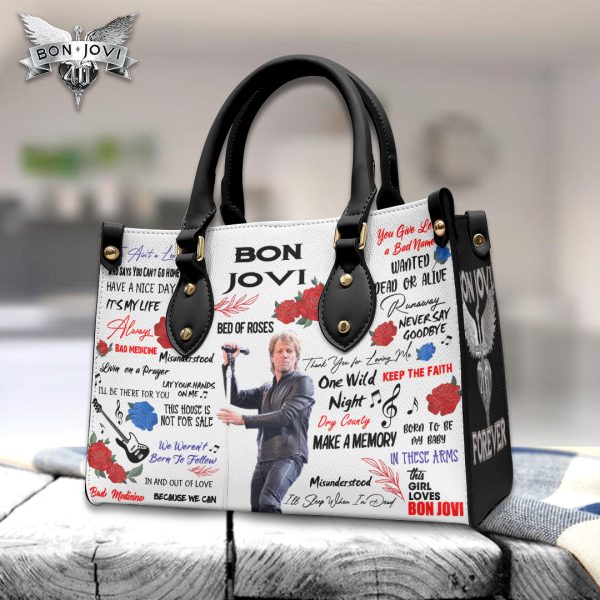 Bon Jovi Leather HandBag - ANHNV 4487