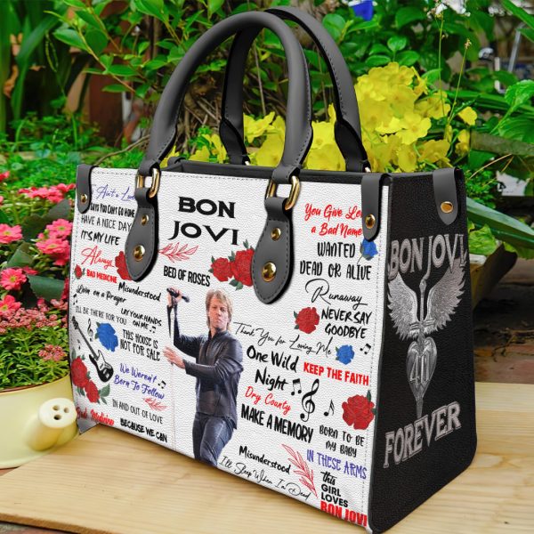 Bon Jovi Leather HandBag - ANHNV 4487