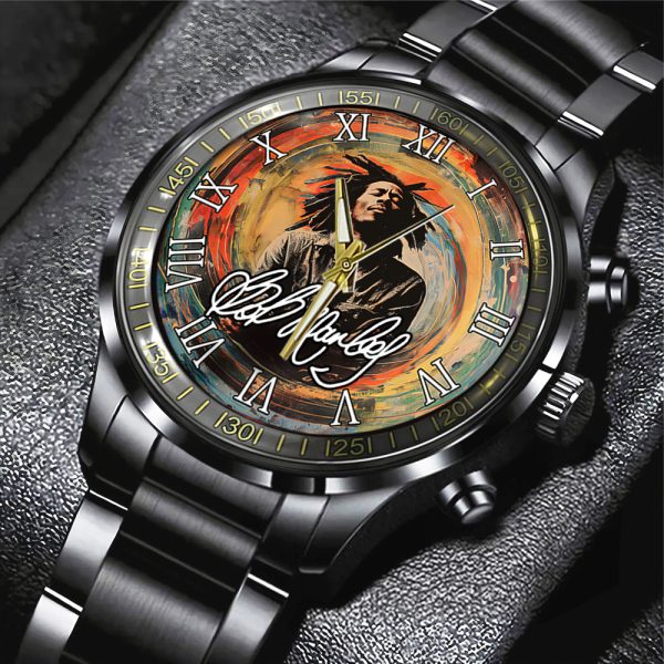 Bob Marley Black Stainless Steel Watch - ANHNV 4513