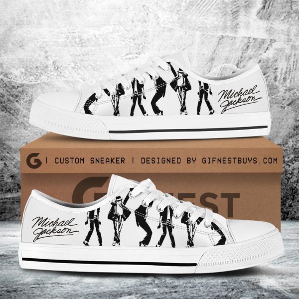 Michael Jackson Low Top Canvas Shoes - ANHNV 4514