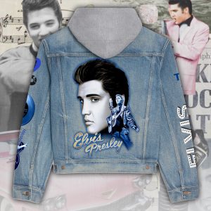 Elvis Presley Women’s Denim Hood Jacket – ANHNV 4568