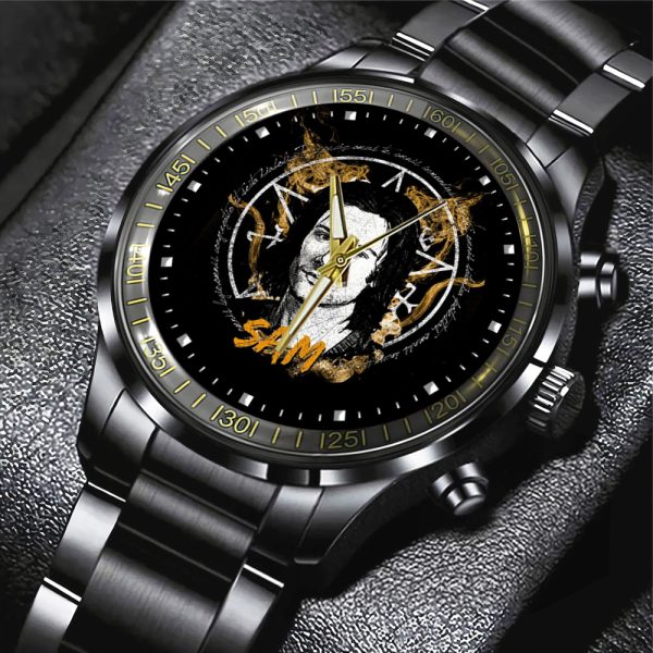 Supernatural Black Stainless Steel Watch - ANHNV 4611